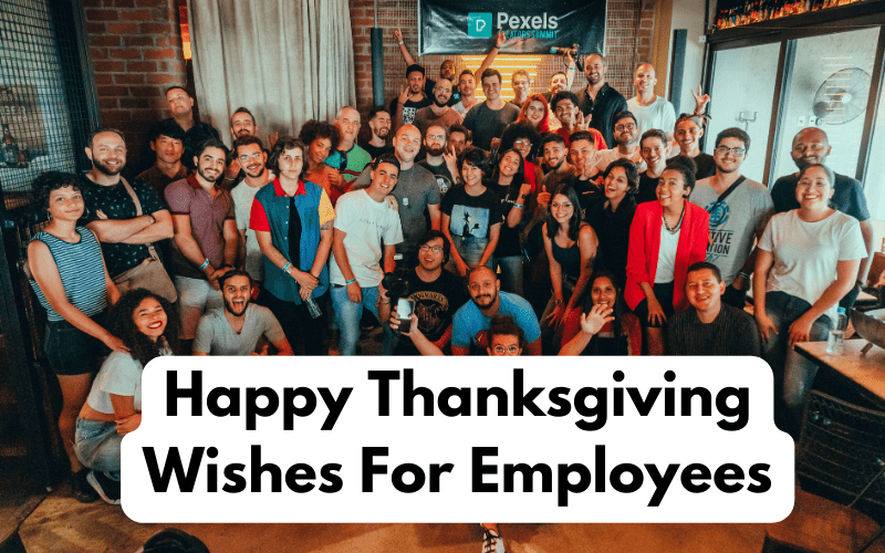 happy thanksgiving wishes for employees