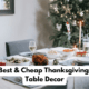 cheap thanksgiving table decor