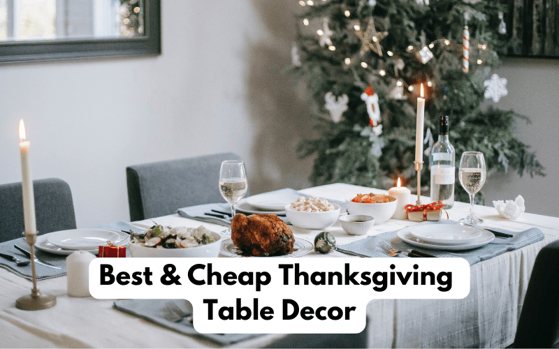 cheap thanksgiving table decor