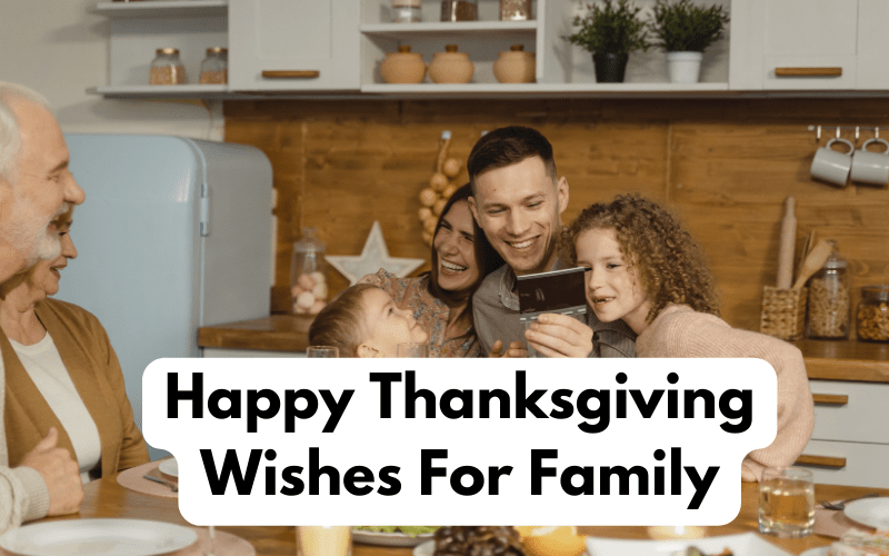 happy thanksgiving wishes for family